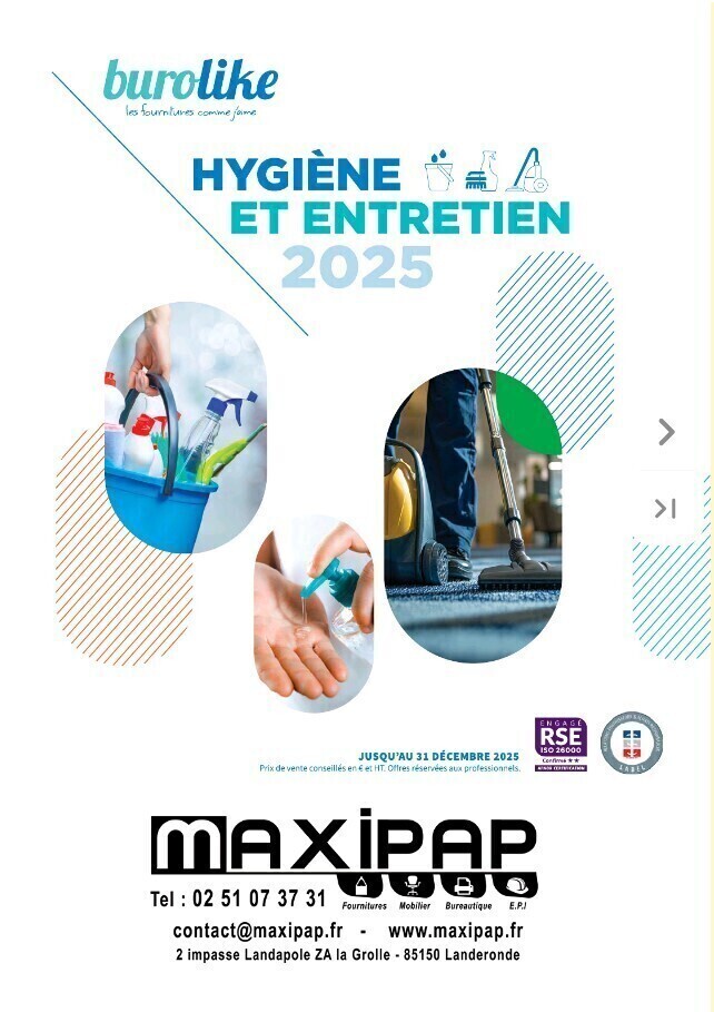Catalogue Hygiène et entretien 2025
