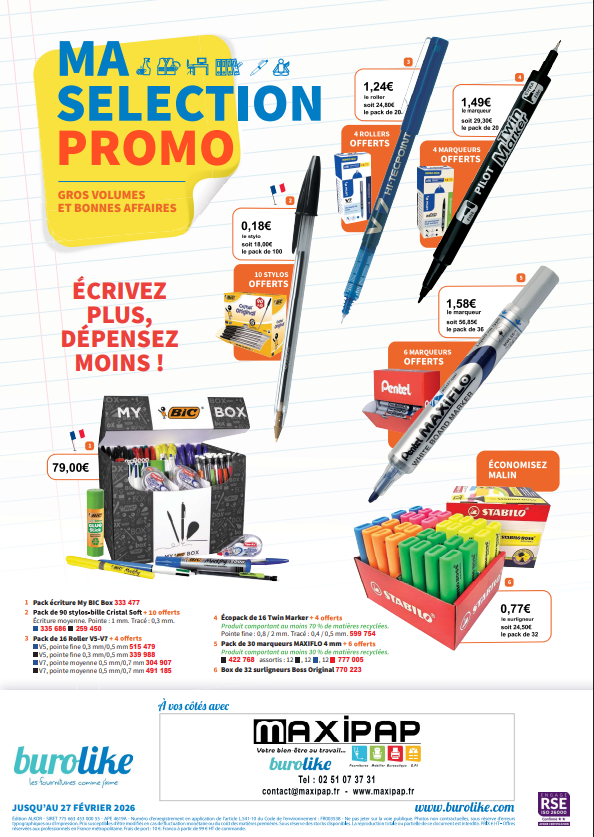 Ma sélection promo JANVIER FEVRIER 2026