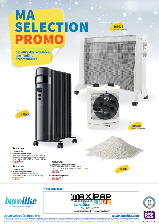 Ma sélection promo NOVEMBRE DECEMBRE 2025